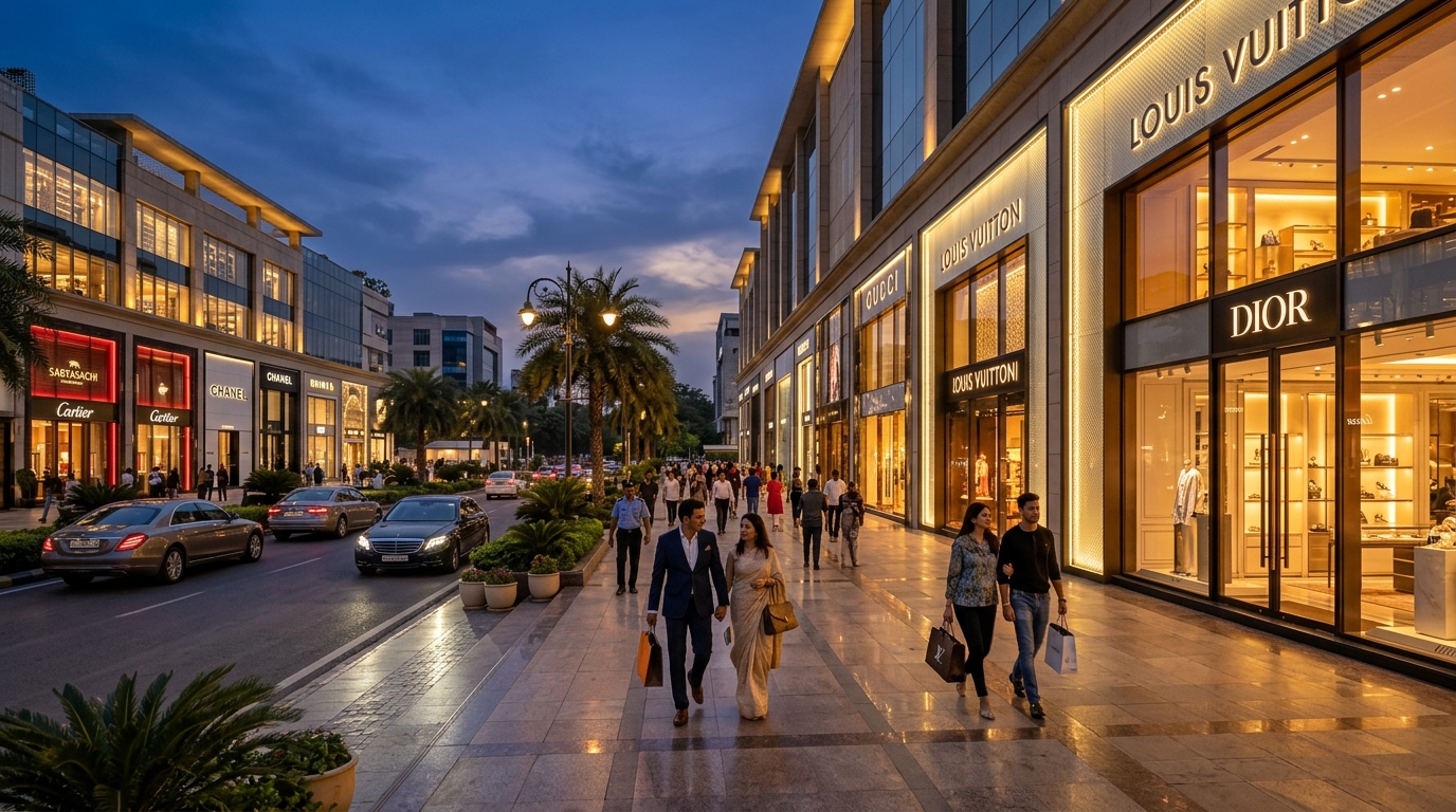 Luxury High-Street Flagship Retailing in India
